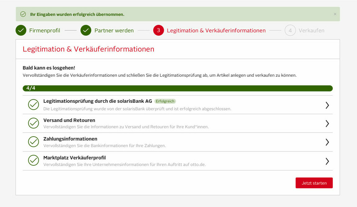 Screenshot Dashboard